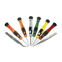 Baku BK-8700 6 Screwdrivers + 2 tweezers Set